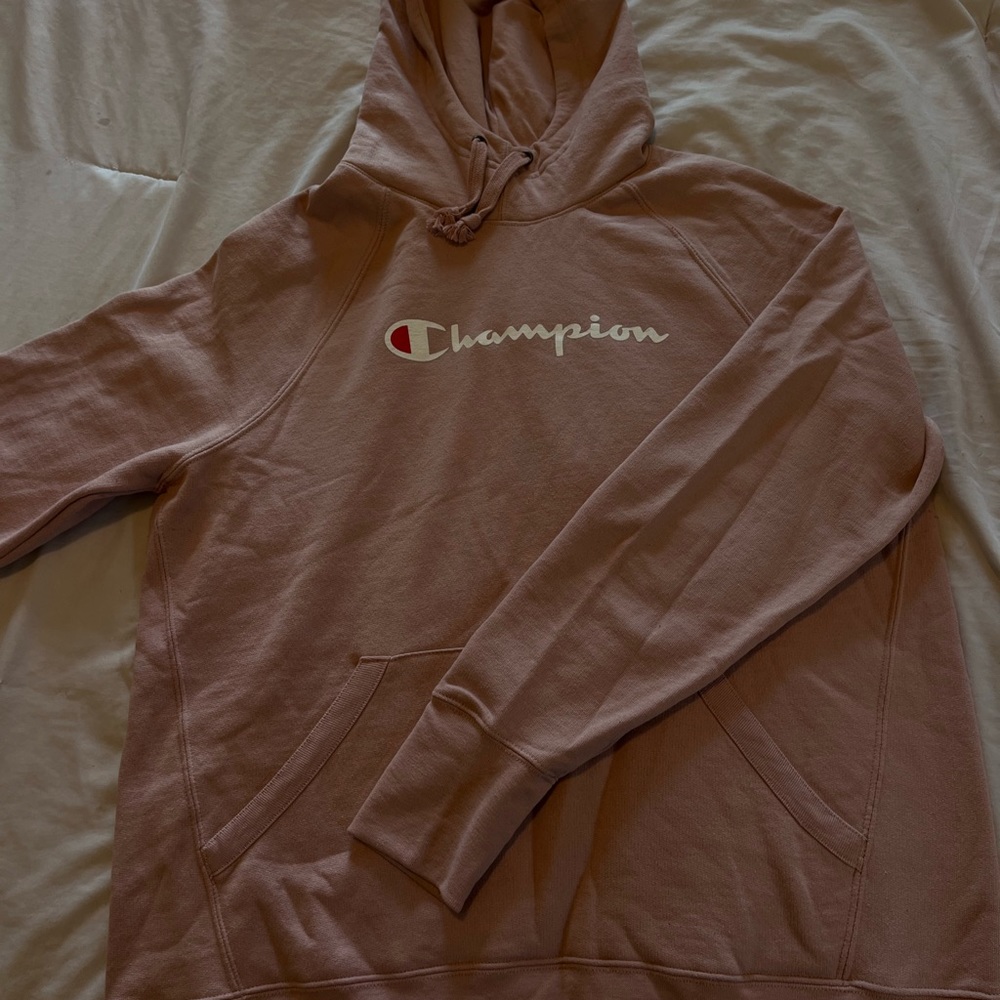 Light pink champion hoodie